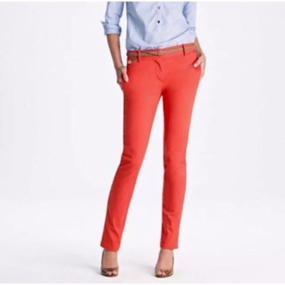 J. Crew Orange Bennett Chino Pants, size 2 - Picture 1 of 6